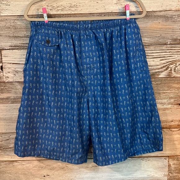 Nat Nast Teal Elastic Waist Shorts - Picture 1 of 4